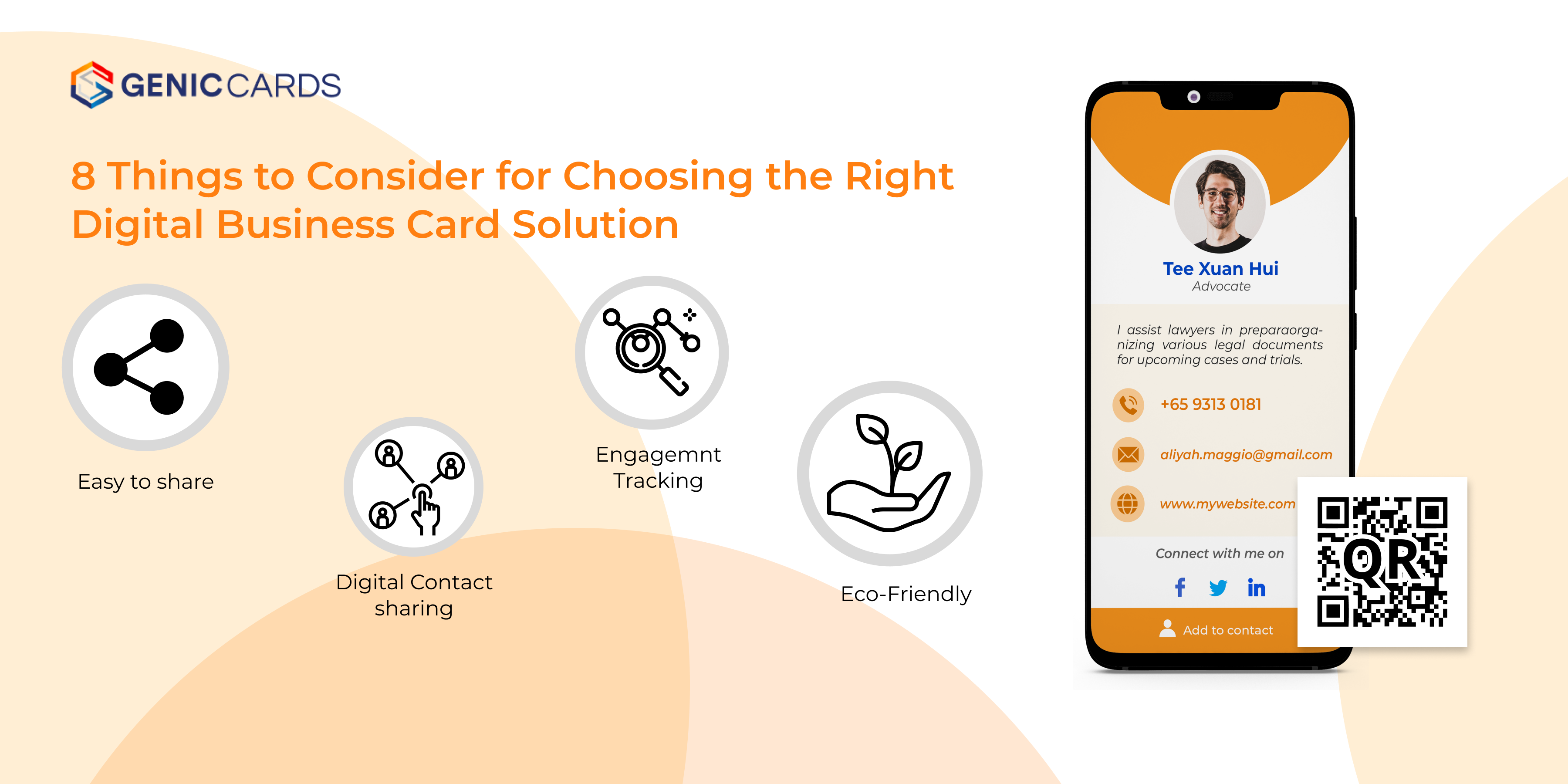 8 Things to Consider for Choosing the Right Digital Business Card Solution