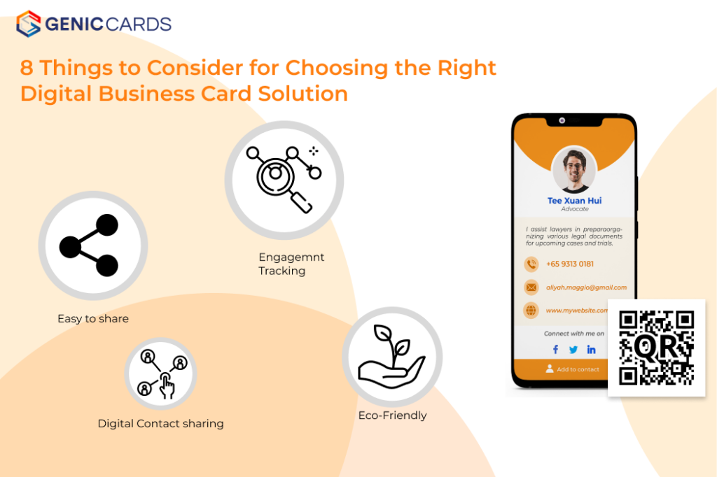8 Things to Consider for Choosing the Right Digital Business Card Solution
